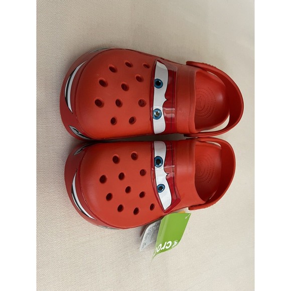 Crocs Unisex-Adult Disney Pixar Cars Lightning McQueen Clog M7 W9 - No Lights main image 6
